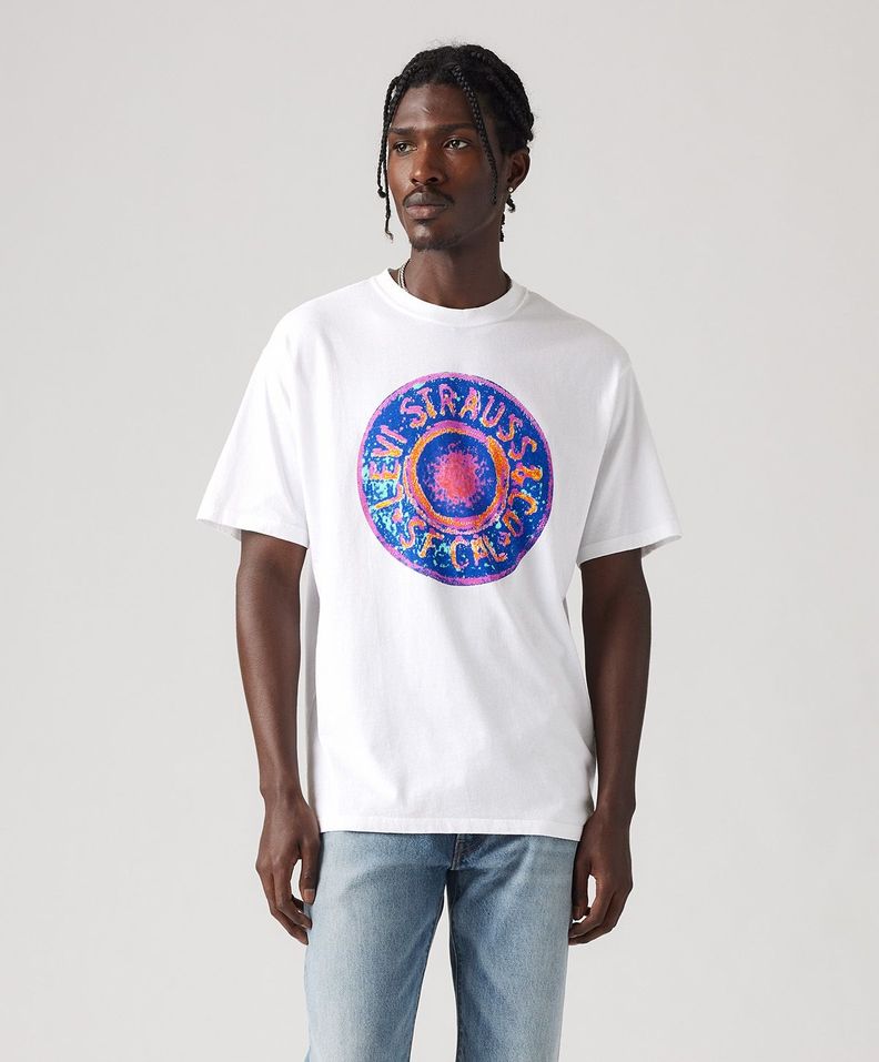 Polera Hombre Vintage Graphic Tee Blanco Levis 87373-0146-1