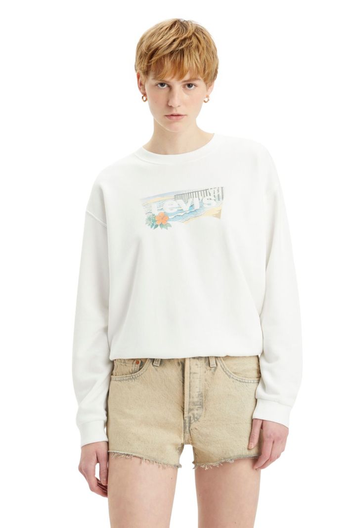 Polerón Mujer Regular Fit Blanco Levis A8800-0005-0