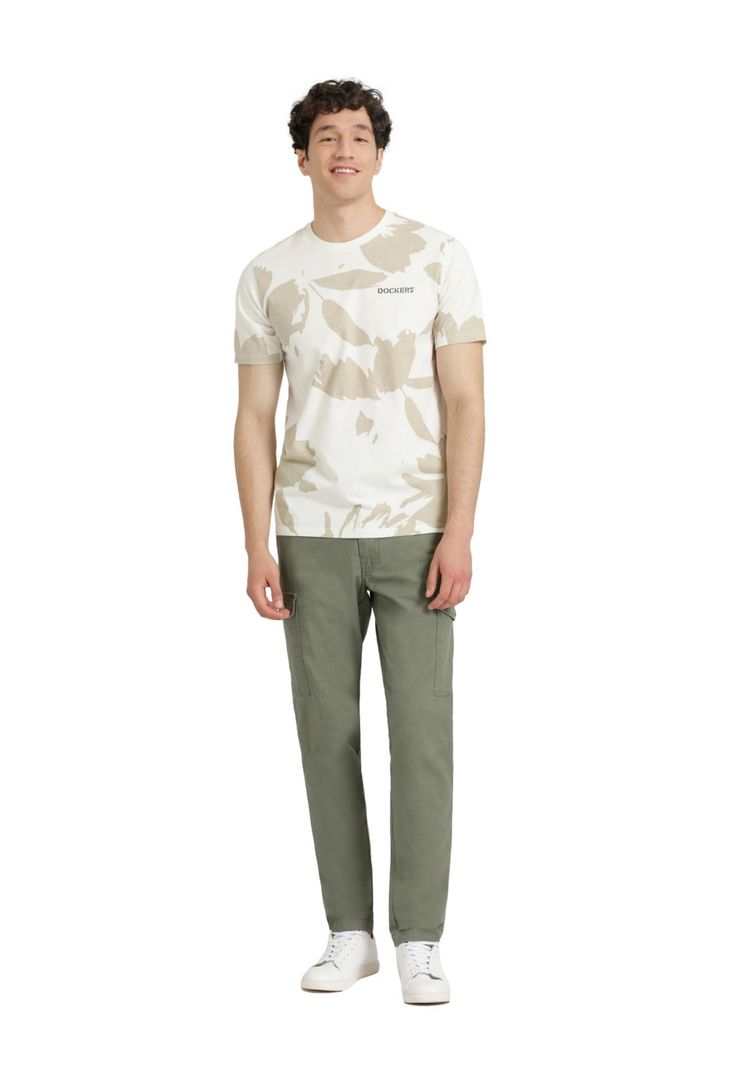 Polera Hombre Graphic Tee Slim Fit Egret/Blanco-3