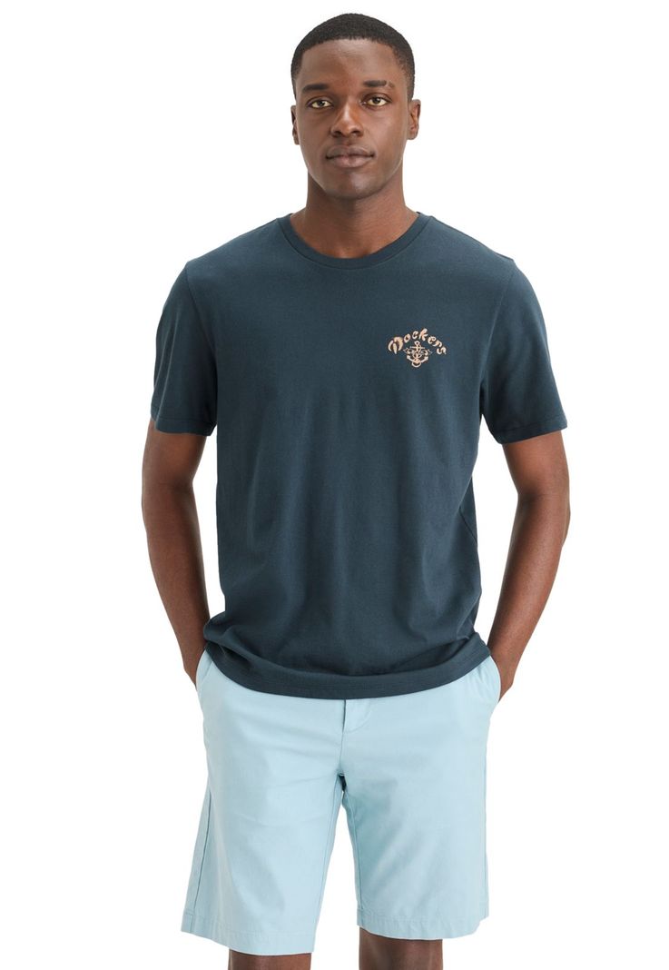 Polera Hombre Graphic Tee Slim Fit Azul-0