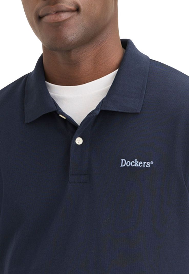 Polera Hombre Polo Slim Fit Azul-1