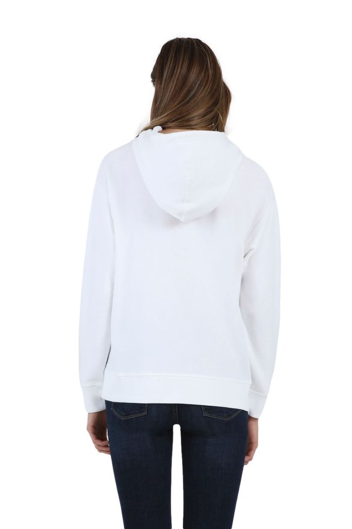 Polerón Mujer con Capucha Blanco Levis 18487-9090-2