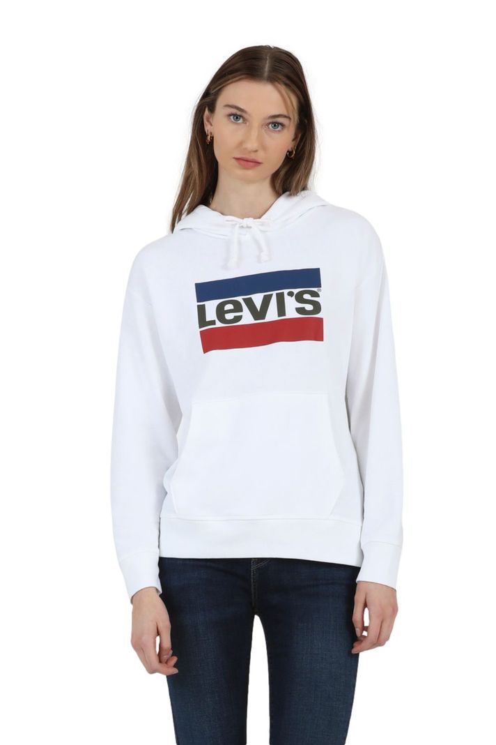 Polerón Mujer con Capucha Blanco Levis 18487-9090-0