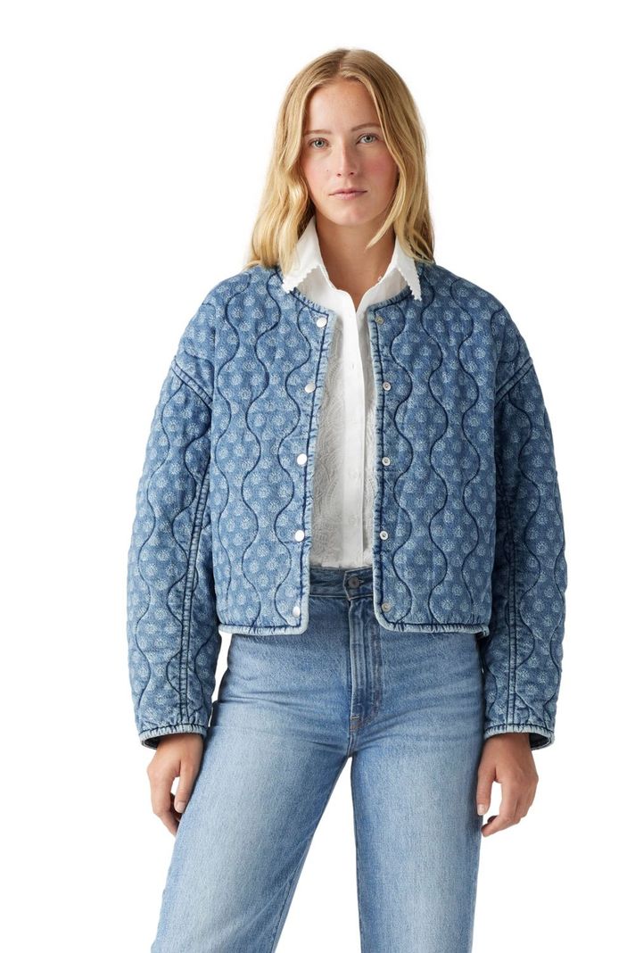 Chaqueta Mujer Rumer Quilted Liner Shrt Celeste Levis 001FR-0004-0