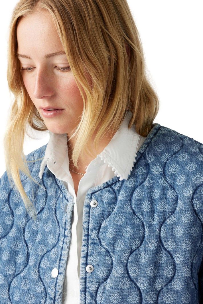 Chaqueta Mujer Rumer Quilted Liner Shrt Celeste Levis 001FR-0004-3