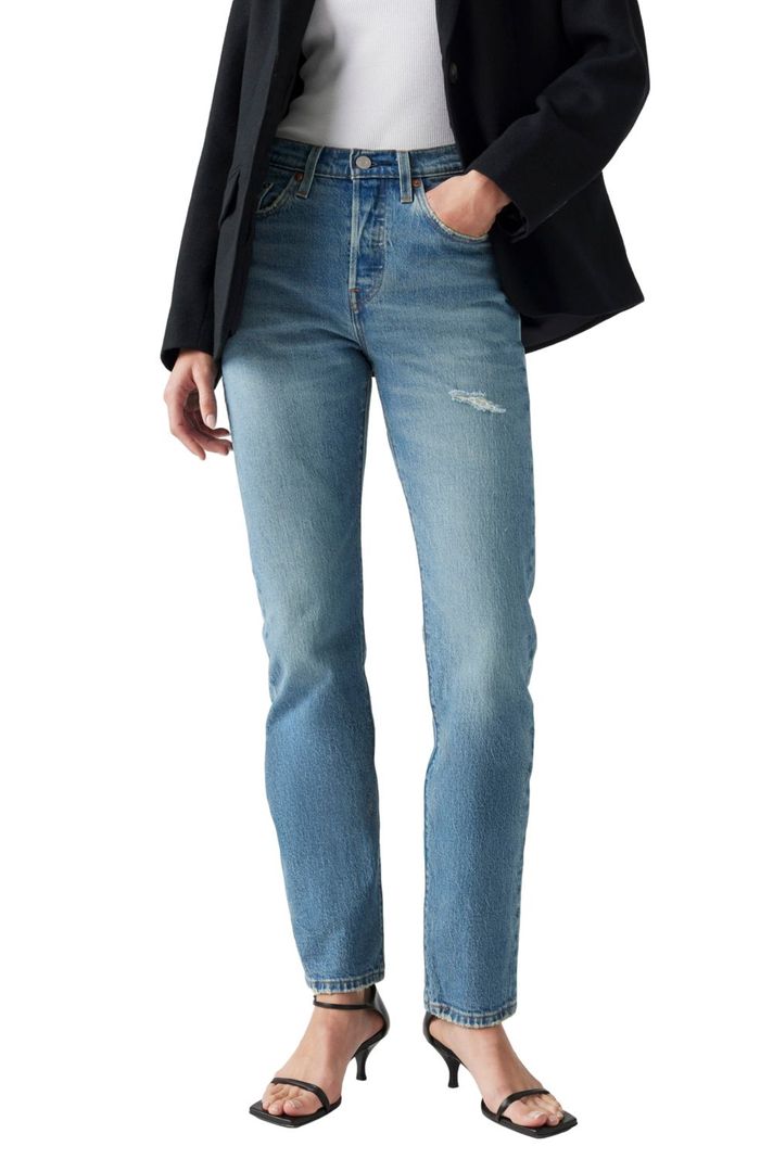 Jeans Mujer 501 Celeste Levis 12501-0555-0