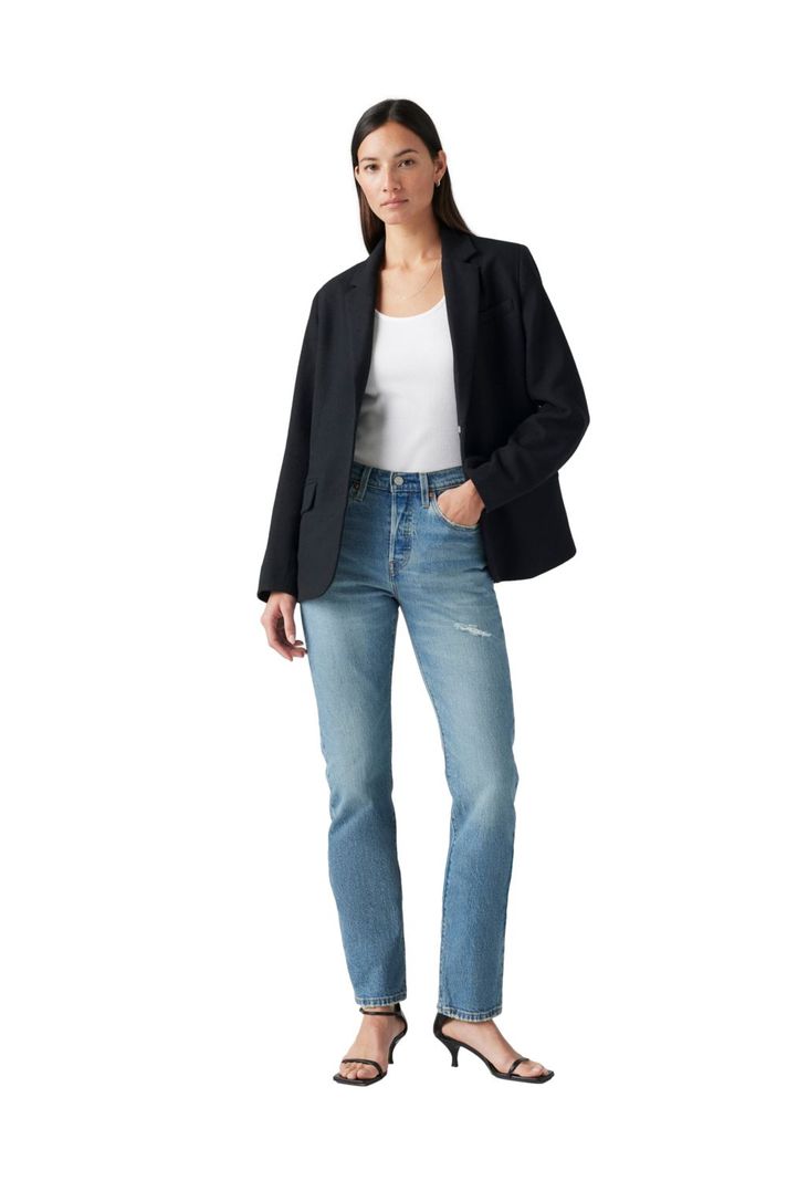 Jeans Mujer 501 Celeste Levis 12501-0555-3