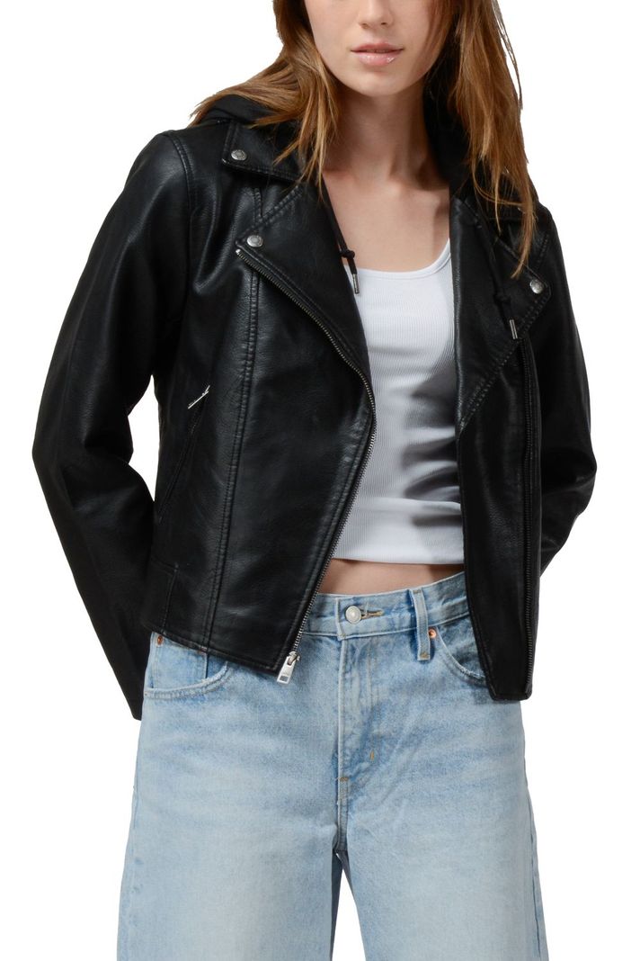 Chaqueta Mujer Biker Gorro Negro Levis 59544-0359-3