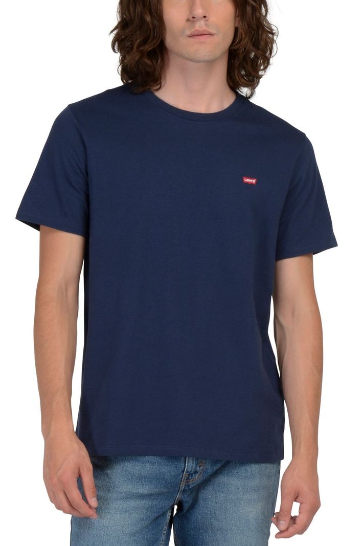 Polera Hombre Regular Fit Mini Logo Azul Levis 56605-0017-0
