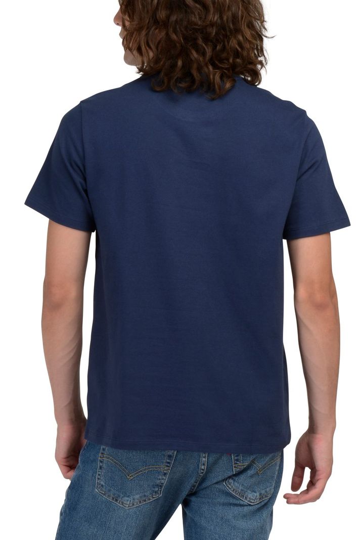 Polera Hombre Regular Fit Mini Logo Azul Levis 56605-0017-2