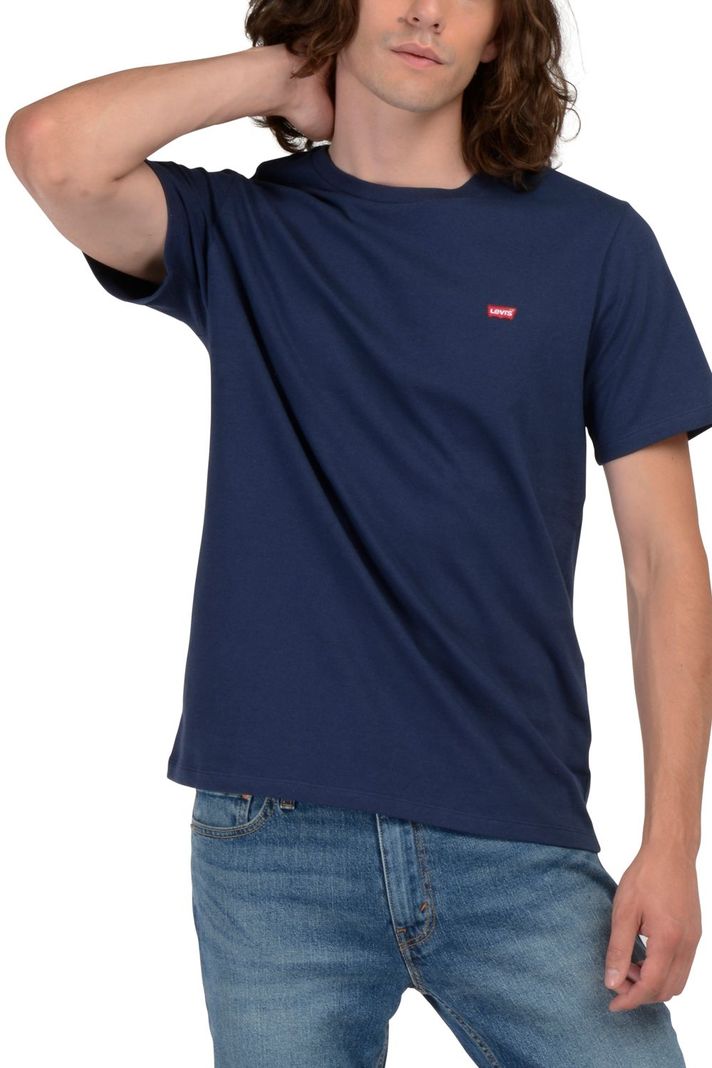 Polera Hombre Regular Fit Mini Logo Azul Levis 56605-0017-3