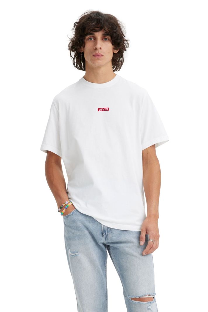 Polera Hombre Ss Relaxed Baby Tab Blanco Levis 79554-0039-0