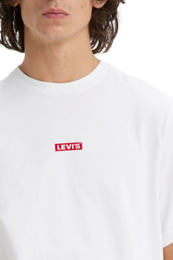 Polera Hombre Ss Relaxed Baby Tab Blanco Levis 79554-0039-2