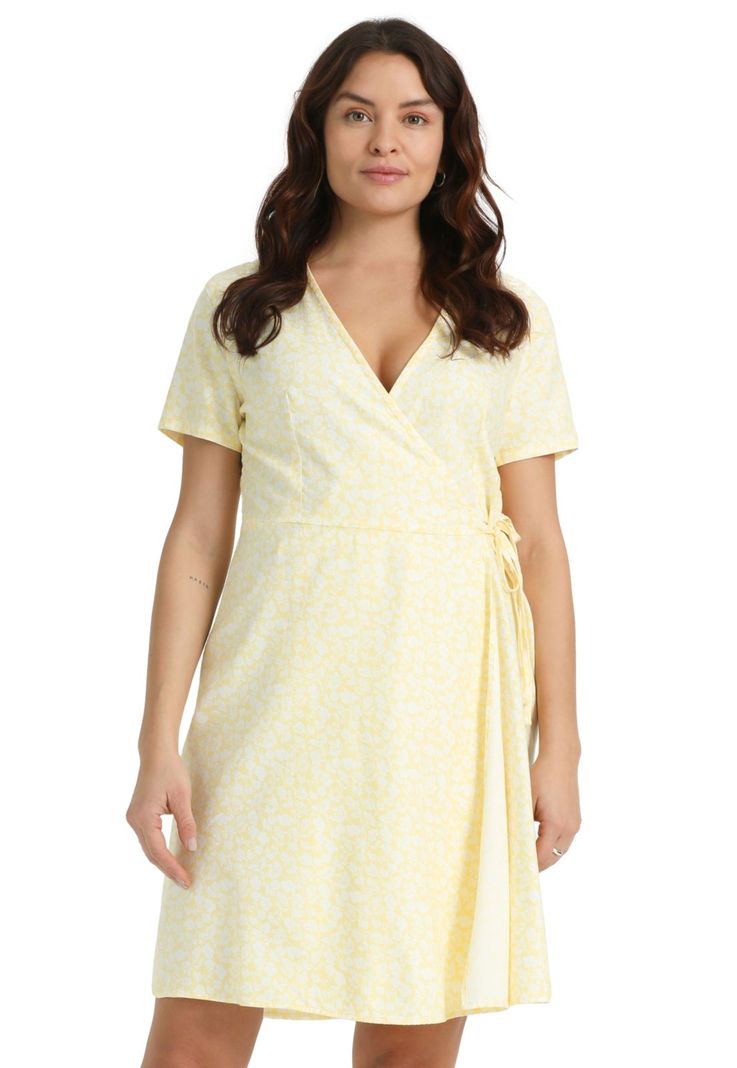 Vestido Mujer Wrap Amarillo A6988-0000-0