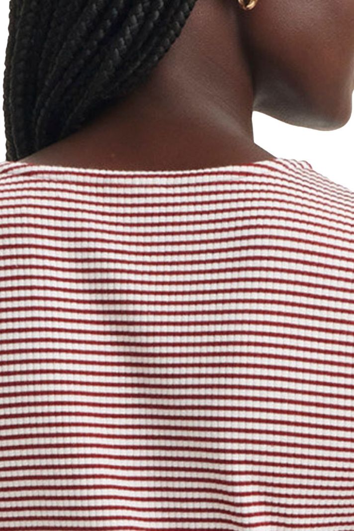 Polera Mujer Botones Cuello V Rosado Levis A8782-0005-3
