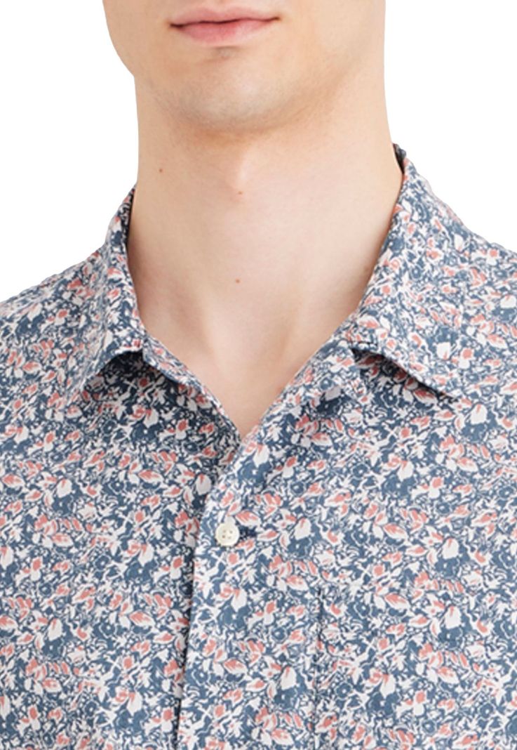 Camisa Hombre Camp Regular Fit Azul Bluefin A1732-0046-1