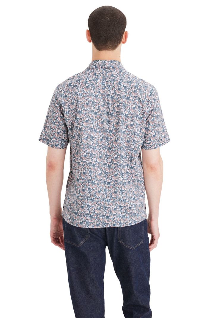 Camisa Hombre Camp Regular Fit Azul Bluefin A1732-0046-2