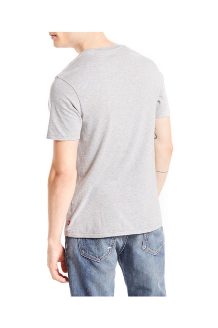 Polera Hombre Regular Fit Lisa Logo Gris Levis 17783-0138-1