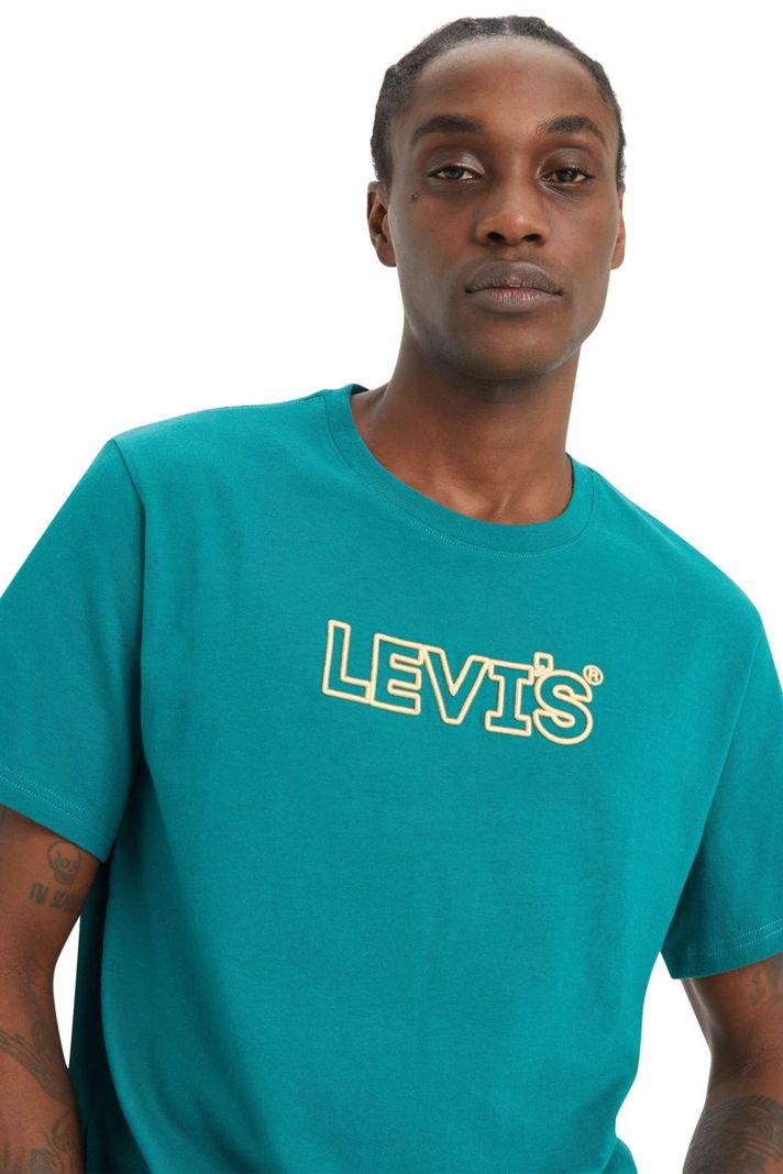 Polera Hombre Ss Relaxed Fit Tee Verde Levis 16143-1479-3