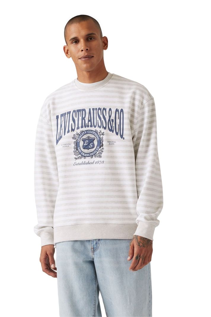 Polerón Hombre Relaxd Graphic Crew Blanco Levis 38712-0454-0