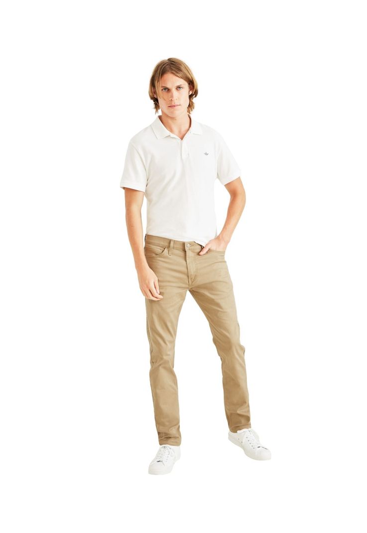 Pantalón Hombre Jean Cut Slim Fit Khaki 56791-0001-3