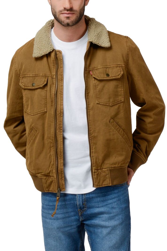 Chaqueta Hombre Bomber Sherpa Café Levis 59491-0470-0