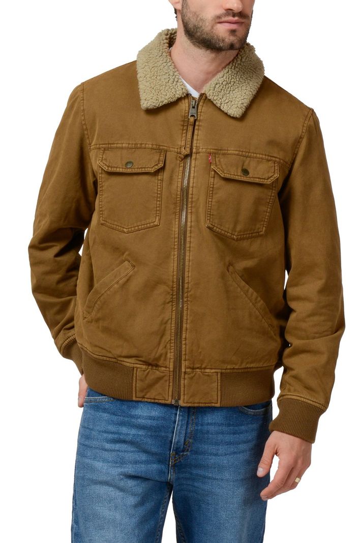 Chaqueta Hombre Bomber Sherpa Café Levis 59491-0470-3