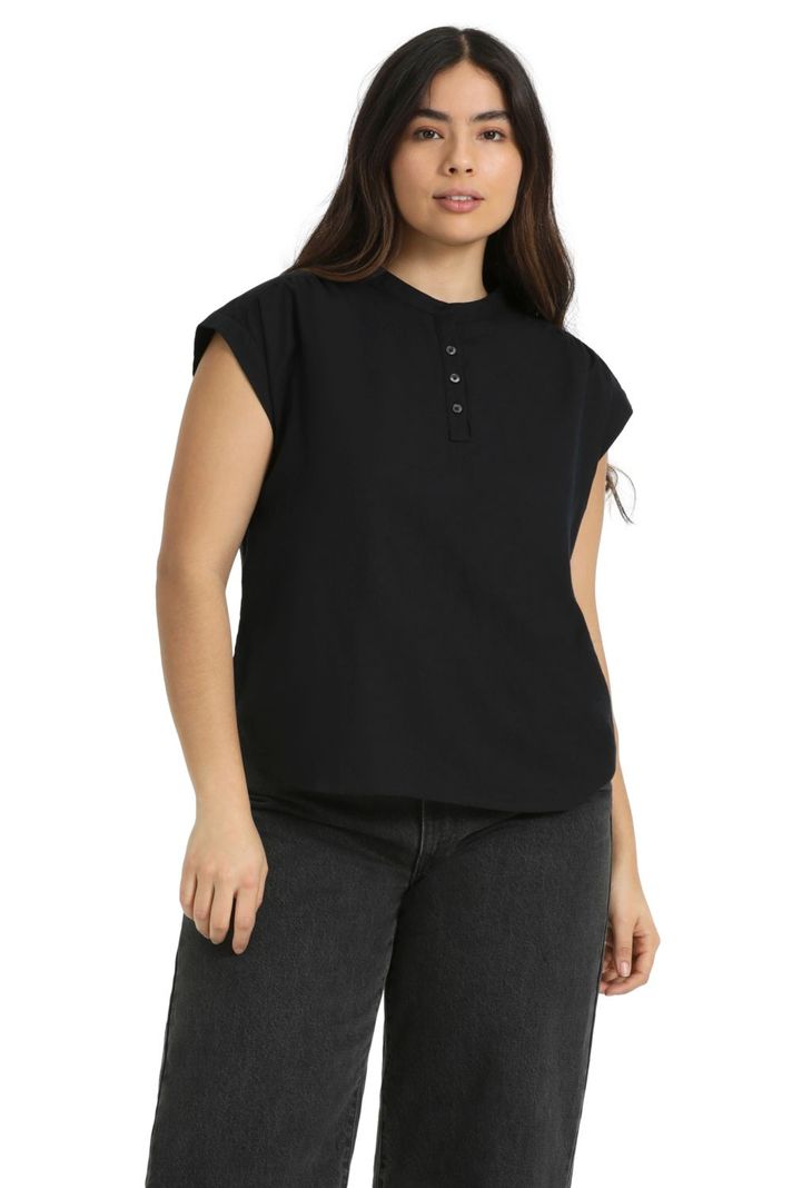 Blusa Mujer Jace Manga Corta Negro Levis A7425-0000-0