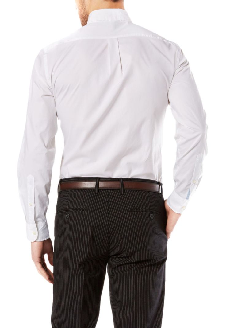 Camisa Hombre Refined Poplin Slim Fit Blanco 28836-0000-2