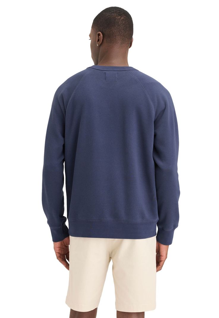 Polerón Hombre Crewneck Regular Fit Azul A1104-0082-2