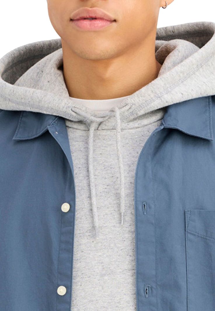 Chaqueta Camisera Hombre Coaches Relaxed Fit Azul A8820-0000-1
