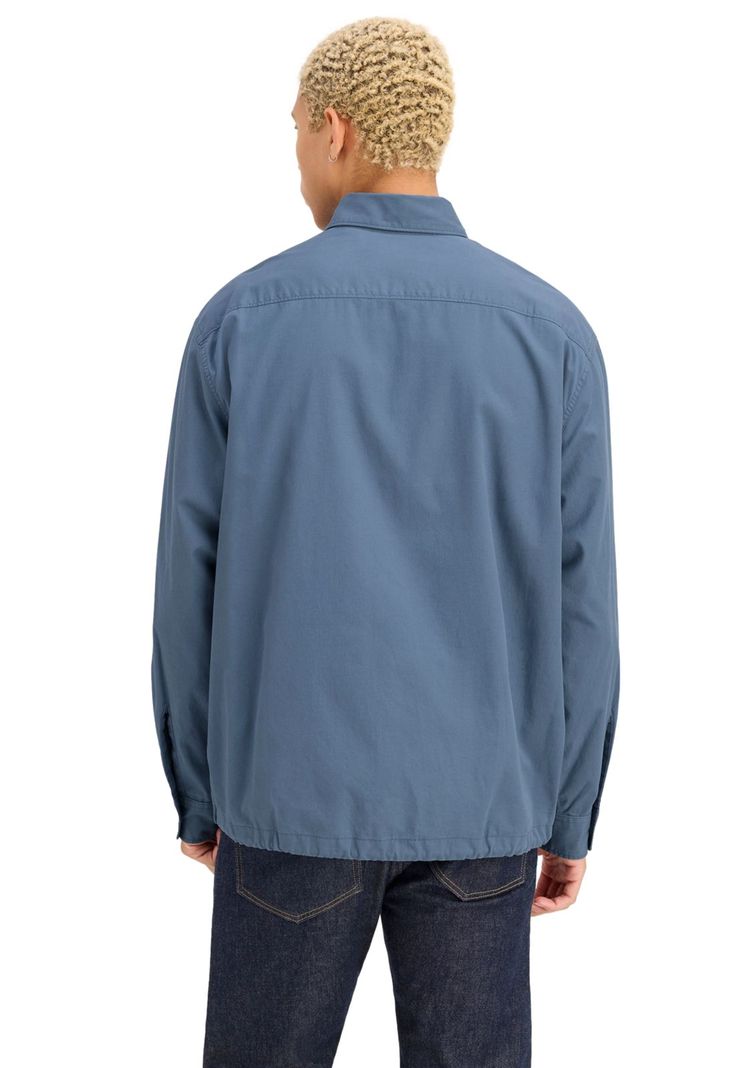 Chaqueta Camisera Hombre Coaches Relaxed Fit Azul A8820-0000-2