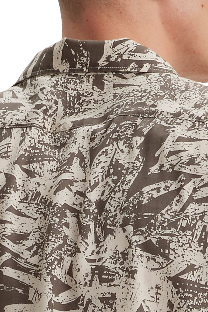 Camisa Hombre The Sunset Camp Shirt Café Levis 72625-0092-3