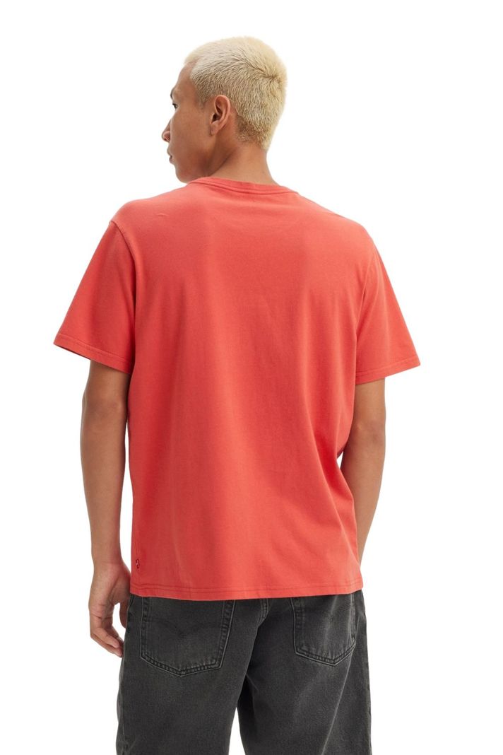 Polera Hombre Ss Relaxed Baby Tab T Rojo Levis 79554-0093-1