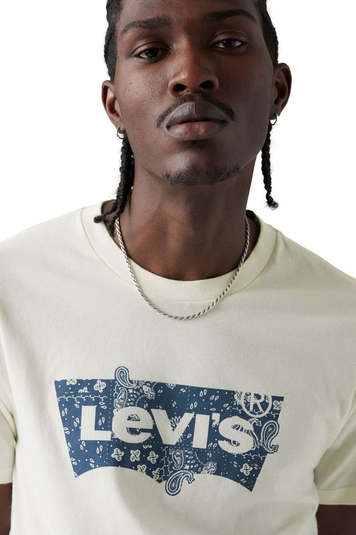 Polera Hombre Graphic Crewneck Tee Blanco Levis 22491-1654-3