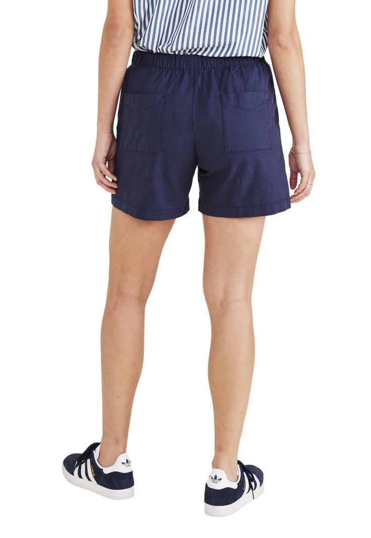 Short Mujer Weekend Pull On Azul A4277-0000-2