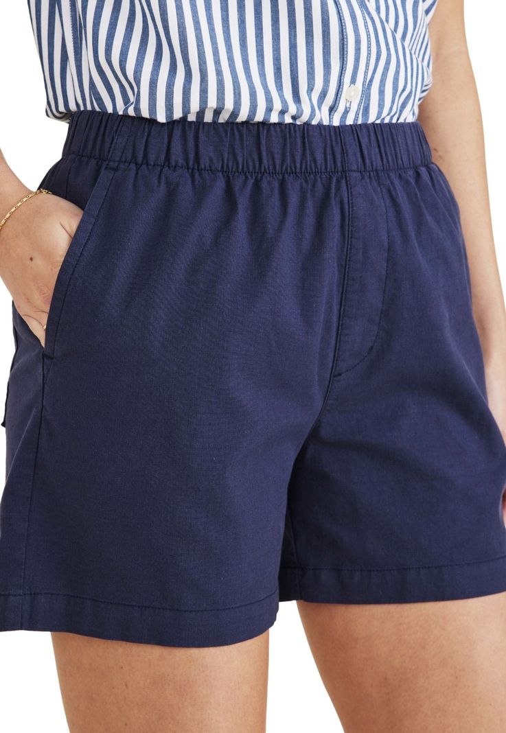 Short Mujer Weekend Pull On Azul A4277-0000-3