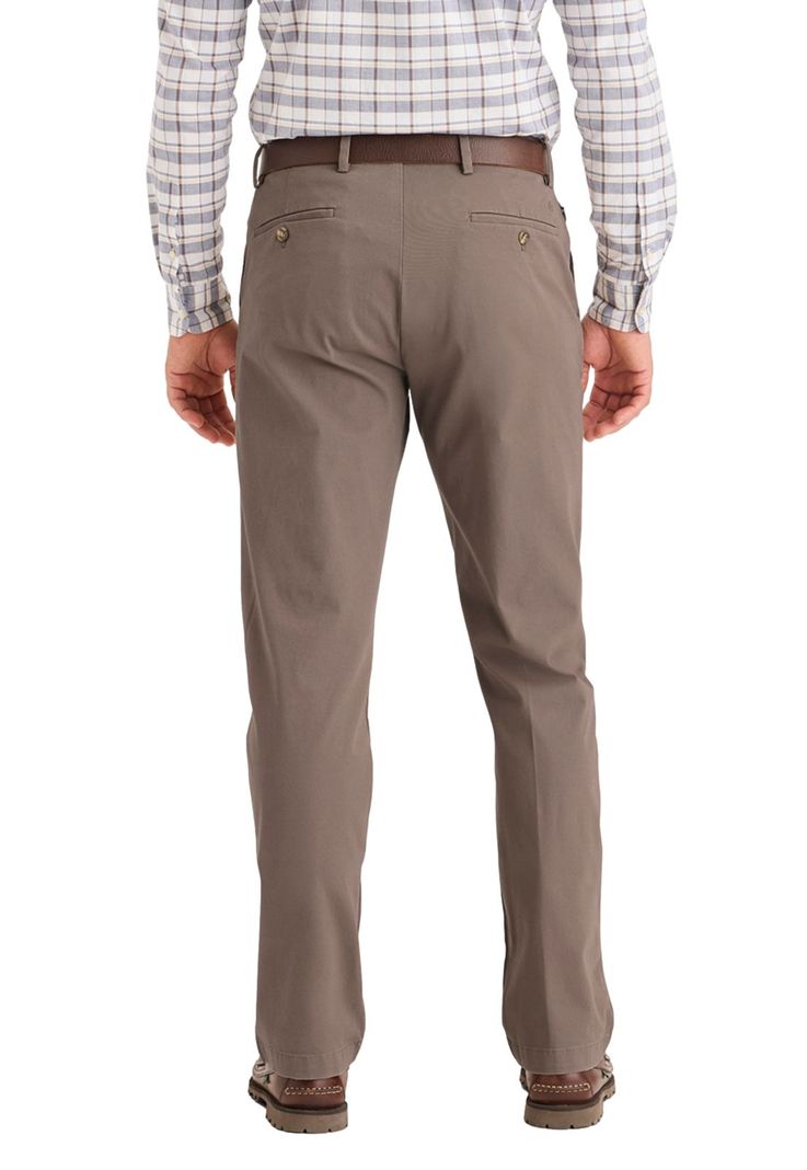 Pantalón Hombre Crafted Khaki Slim Fit Café-1