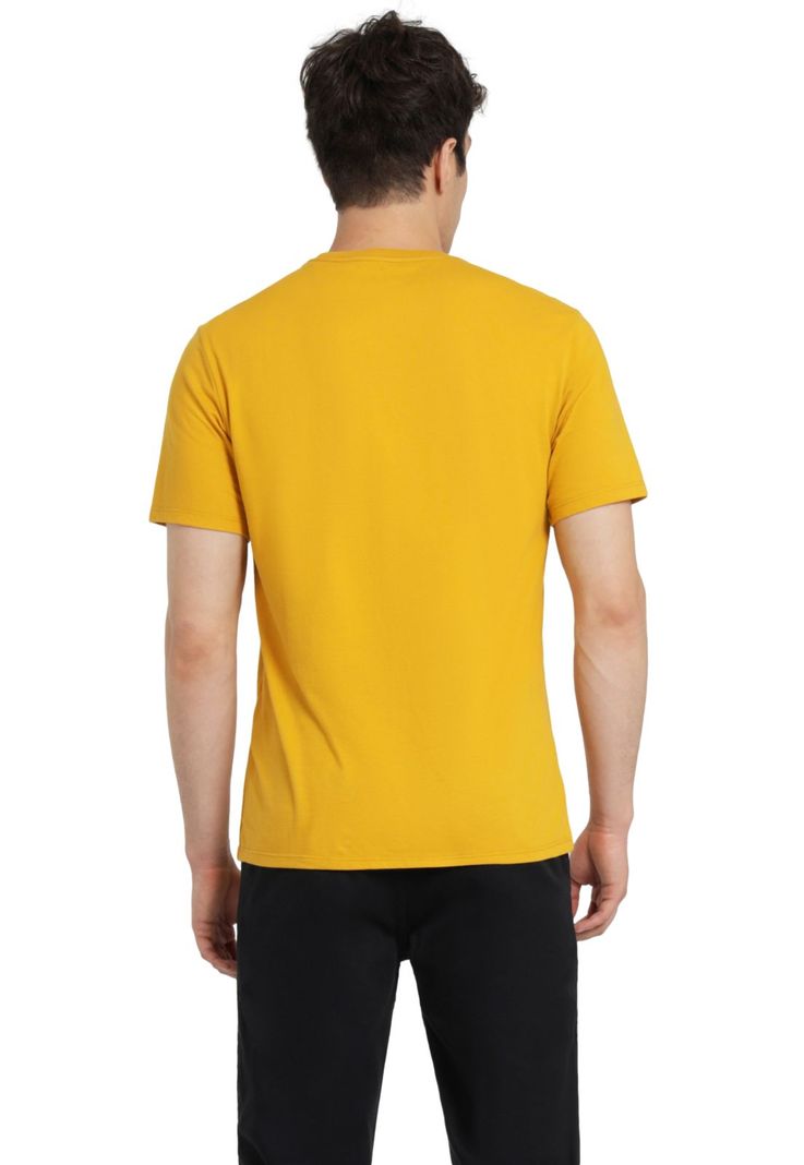 Polera Hombre Pocket Tee Slim Fit Amarillo-2