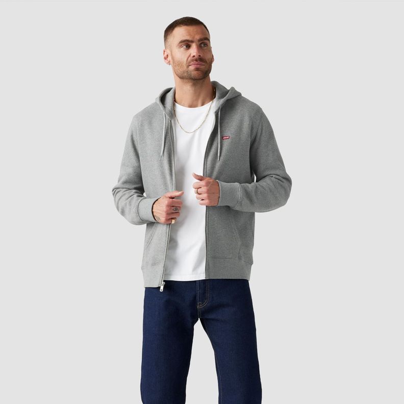 Poleron Hombre Regular Fit Color entero Gris Levis 34259-0000