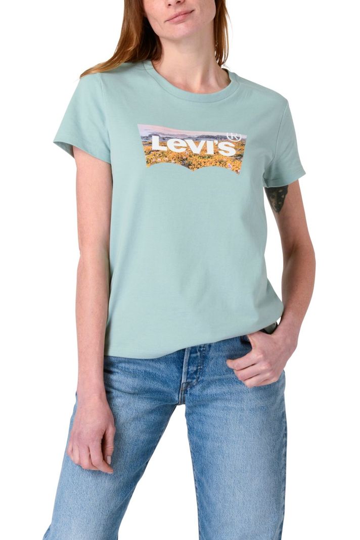 Polera Mujer Regular Fit Verde Levis 17369-2766-2