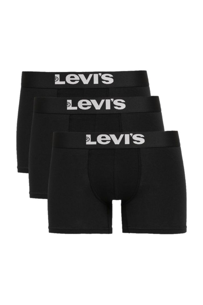 Boxer Hombre Trunk Liso 3 Pack Negro Levis LUTS3-0001 S