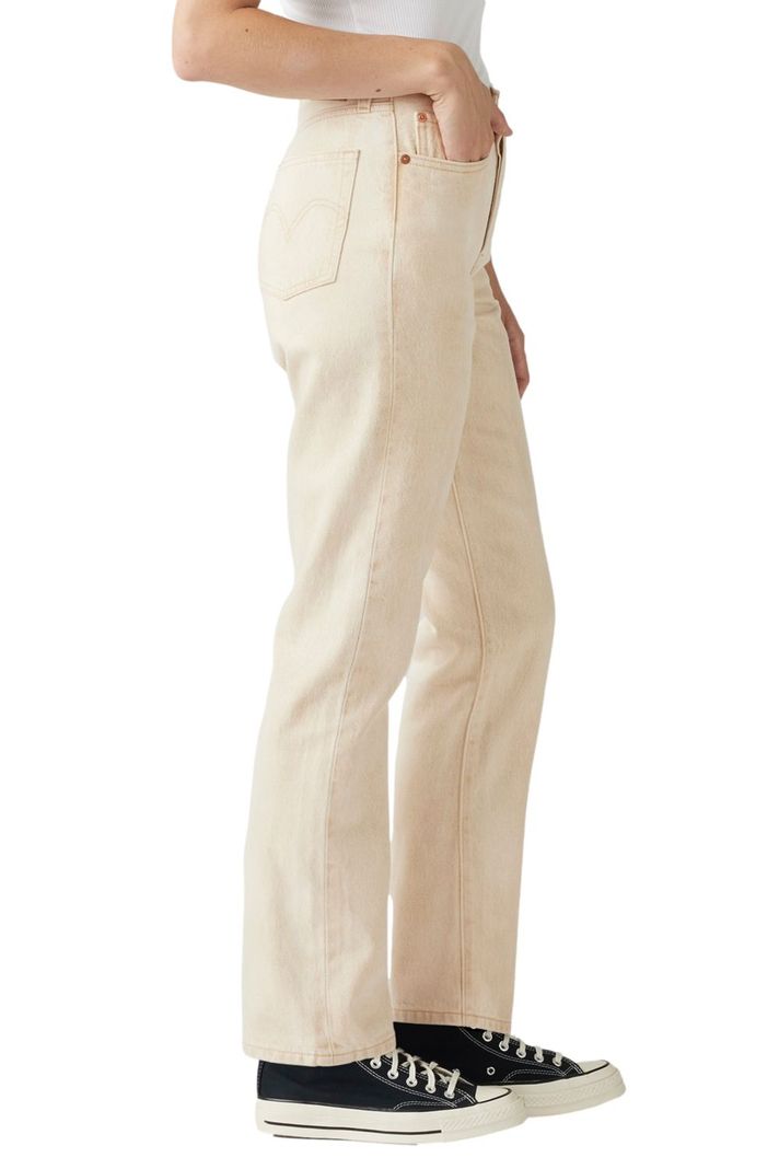 Jeans Mujer 501 Beige Levis 12501-0578-1
