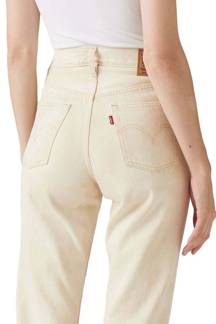 Jeans Mujer 501 Beige Levis 12501-0578-4