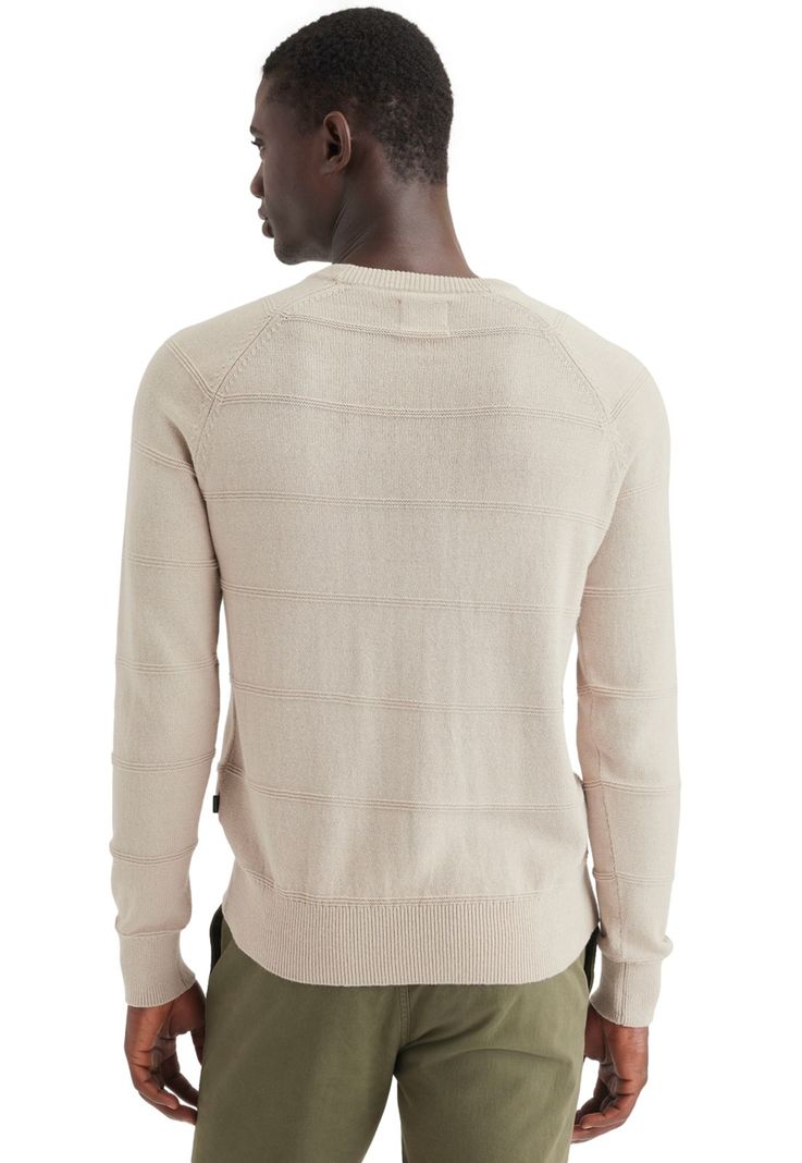 Sweater Hombre Crewneck Regular Fit Beige A1105-0046-2