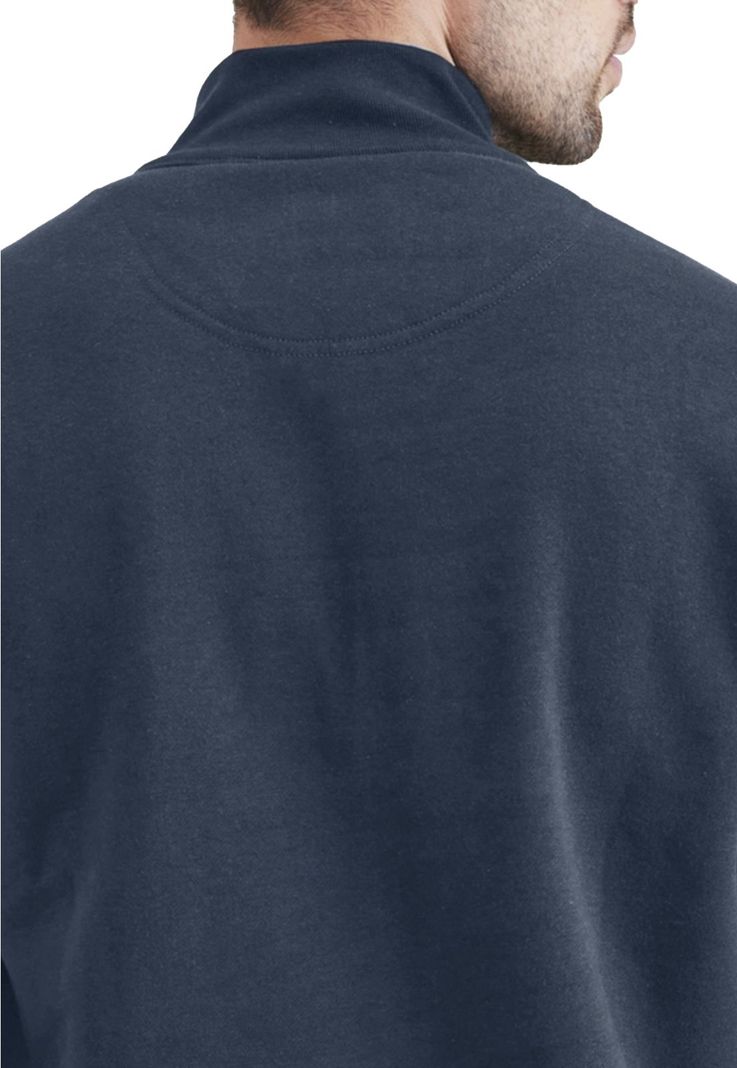 Sweater Hombre Quarter Zip Fleece Regular Fit Azul-3