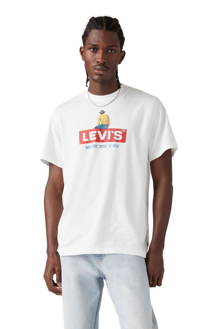 Polera Hombre Ss Relaxed Fit Tee Blanco Levis 16143-1524-0