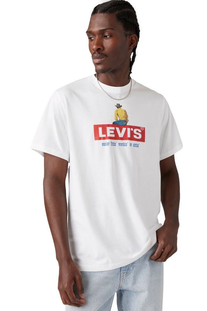 Polera Hombre Ss Relaxed Fit Tee Blanco Levis 16143-1524-2