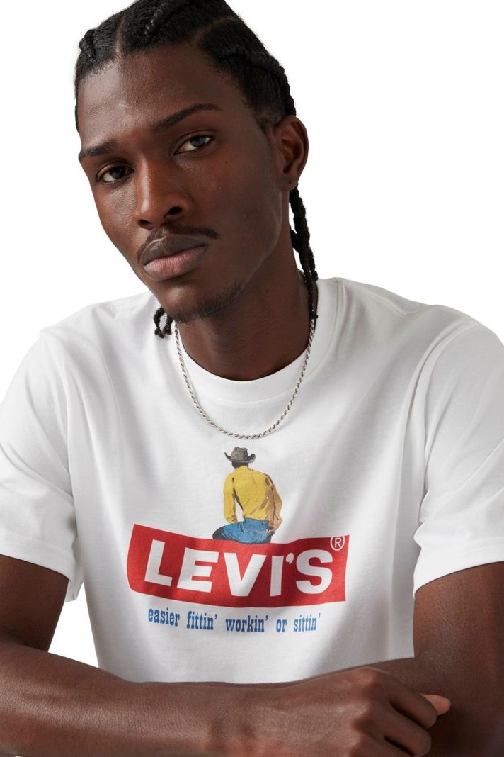 Polera Hombre Ss Relaxed Fit Tee Blanco Levis 16143-1524-3