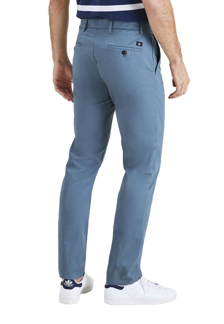 Pantalón Hombre Chino 360 Flex Slim Fit Celeste-2